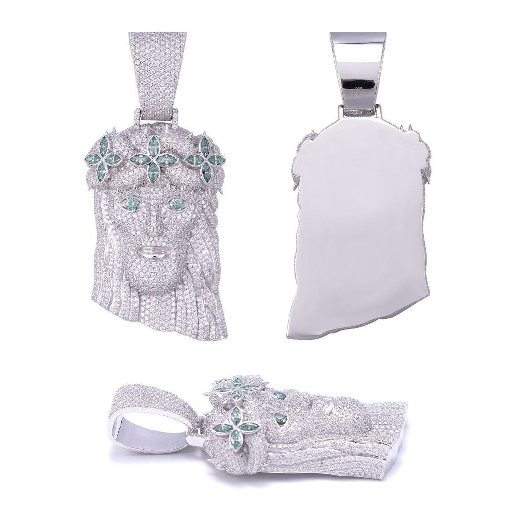 S925 Moissanite Pendant, Luxury Hip-Hop Style