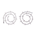 S925 Silver Spike Moissanite 4mm Tennis Chain
