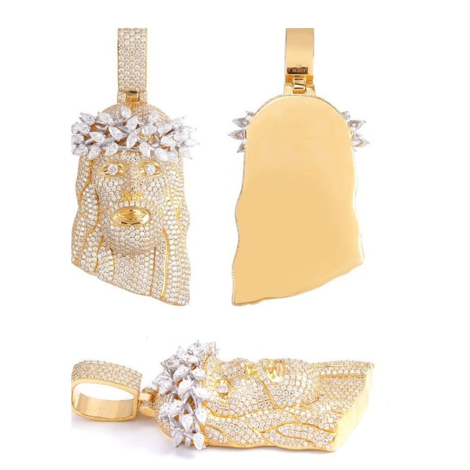 S925 Moissanite Pendant Unisex Hip-Hop Style