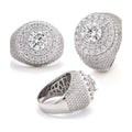 S925 2ct D Color Moissanite Ring Hip-Hop
