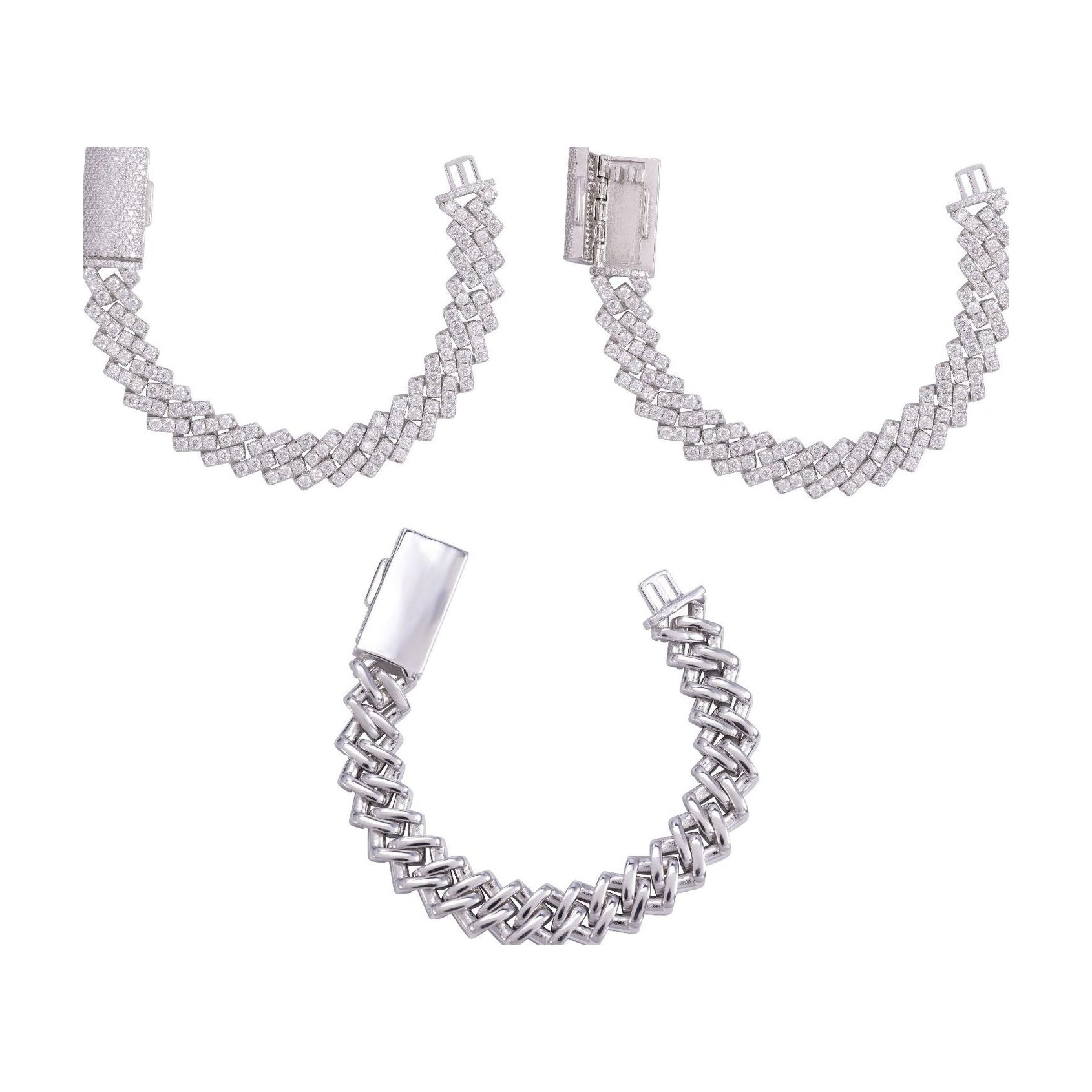 Hip-Hop Luxury 13mm Cuban Chain S925 Moissanite