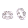 Full-Set HI Ring, S925 Silver, Moissanite