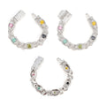 S925 Moissanite Eye + 8-Figure Cuban Chain, 14mm/13mm