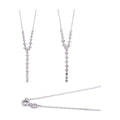 S925 Silver Moissanite Elegant Collarbone Chain