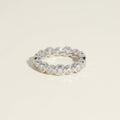 Bezel-Set Moissanite Ring