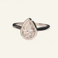 Teardrop 2ct Moissanite Ring, Style 0423