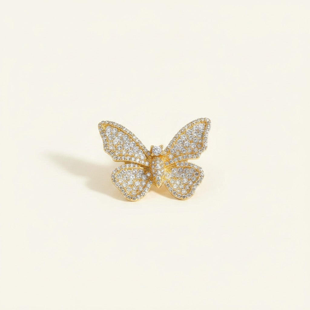 Butterfly Moissanite Ring, Style 5554