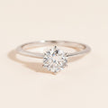 Round 6-Prong 1ct Moissanite Ring, Style 3373