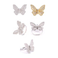 S925 Silver Moissanite Butterfly Ring Ins Style