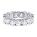 S925 D Color Moissanite 4/5mm Round Ring Band